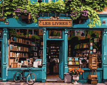 Розпис по номерах 40х50 КНО3653 Світ книжок "Ідейка"