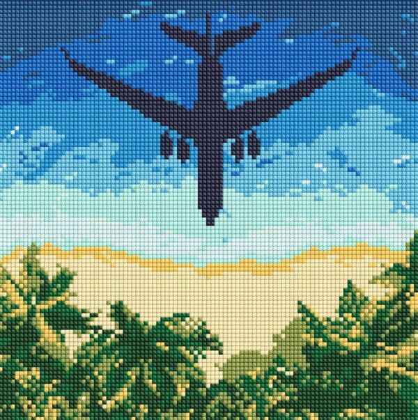 Алмазна мозаїка 30х30 АМО8265 Літак до мрії Ідейка Ціна (цена) 236.80грн. | придбати  купити (купить) Алмазна мозаїка 30х30 АМО8265 Літак до мрії Ідейка доставка по Украине, купить книгу, детские игрушки, компакт диски 0