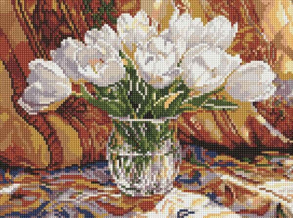 Алмазна мозаїка 30х40 АМО8278 Тюльпановий спокій Ідейка Ціна (цена) 268.80грн. | придбати  купити (купить) Алмазна мозаїка 30х40 АМО8278 Тюльпановий спокій Ідейка доставка по Украине, купить книгу, детские игрушки, компакт диски 0