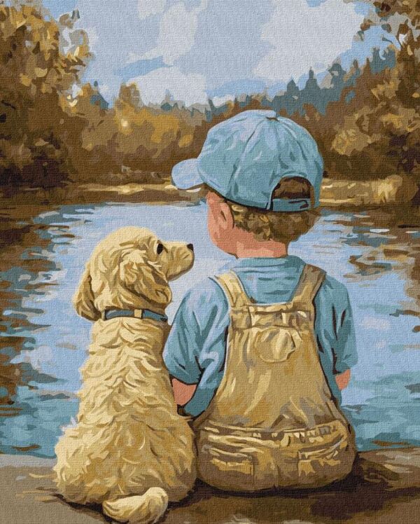 Розпис по номерах 40х50 КНО8646 Вірні друзі Ідейка Ціна (цена) 219.00грн. | придбати  купити (купить) Розпис по номерах 40х50 КНО8646 Вірні друзі Ідейка доставка по Украине, купить книгу, детские игрушки, компакт диски 0