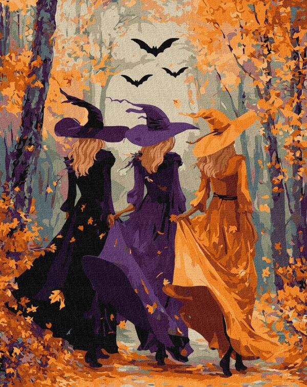 Розпис по номерах 40х50 КНО8691 Три відьми у лісі Ідейка Ціна (цена) 224.00грн. | придбати  купити (купить) Розпис по номерах 40х50 КНО8691 Три відьми у лісі Ідейка доставка по Украине, купить книгу, детские игрушки, компакт диски 0