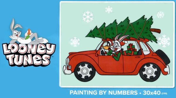 Розпис по номерах 30х40 КНО6861 WB Bugs and Daffy Ідейка Ціна (цена) 223.00грн. | придбати  купити (купить) Розпис по номерах 30х40 КНО6861 WB Bugs and Daffy Ідейка доставка по Украине, купить книгу, детские игрушки, компакт диски 0