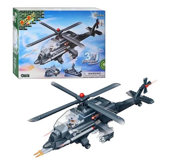 Конструктор Banbao Армія 3 в 1 Вертоліт танк та крейсер 295 елементів 8478 Ціна (цена) 716.30грн. | придбати  купити (купить) Конструктор Banbao Армія 3 в 1 Вертоліт танк та крейсер 295 елементів 8478 доставка по Украине, купить книгу, детские игрушки, компакт диски 0