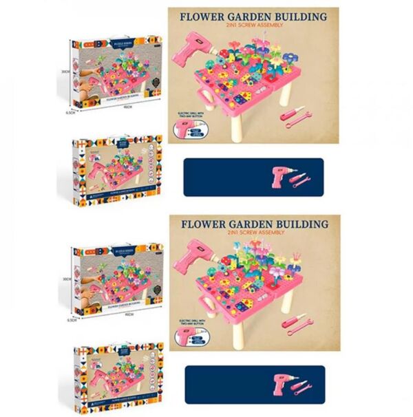 ИД Мозаїка 888-5A2-5B2 Квітковий сад, на шурупах, столик, 2 види, на батар Ціна (цена) 489.20грн. | придбати  купити (купить) ИД Мозаїка 888-5A2-5B2 Квітковий сад, на шурупах, столик, 2 види, на батар доставка по Украине, купить книгу, детские игрушки, компакт диски 1