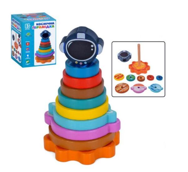 ИД Дерев гра MD 0148 Космічна пірамідка Ціна (цена) 167.50грн. | придбати  купити (купить) ИД Дерев гра MD 0148 Космічна пірамідка доставка по Украине, купить книгу, детские игрушки, компакт диски 0