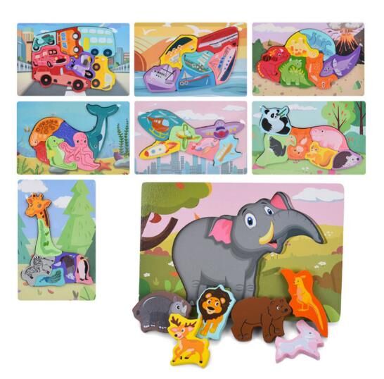 ИД Дерев гра MD 0744 Пазли 6 в 1, 8 видів Ціна (цена) 100.20грн. | придбати  купити (купить) ИД Дерев гра MD 0744 Пазли 6 в 1, 8 видів доставка по Украине, купить книгу, детские игрушки, компакт диски 0