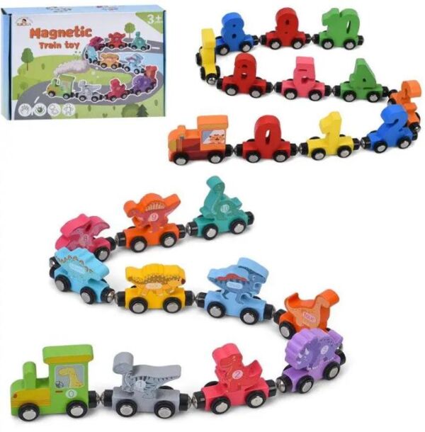 ИД Дерев гра MD 0760 Паровозик, вагони, магн кріплення, 2 види Ціна (цена) 161.10грн. | придбати  купити (купить) ИД Дерев гра MD 0760 Паровозик, вагони, магн кріплення, 2 види доставка по Украине, купить книгу, детские игрушки, компакт диски 0