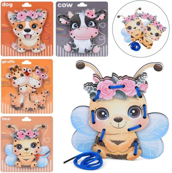 ИД Дерев гра MD 0769 Пазли, шнурівка, тварина, мікс видів Ціна (цена) 63.90грн. | придбати  купити (купить) ИД Дерев гра MD 0769 Пазли, шнурівка, тварина, мікс видів доставка по Украине, купить книгу, детские игрушки, компакт диски 0