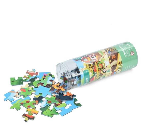 ИД Дерев гра MD 1373 Пазли, 130 дет, 4 види, в колбі Ціна (цена) 114.60грн. | придбати  купити (купить) ИД Дерев гра MD 1373 Пазли, 130 дет, 4 види, в колбі доставка по Украине, купить книгу, детские игрушки, компакт диски 1