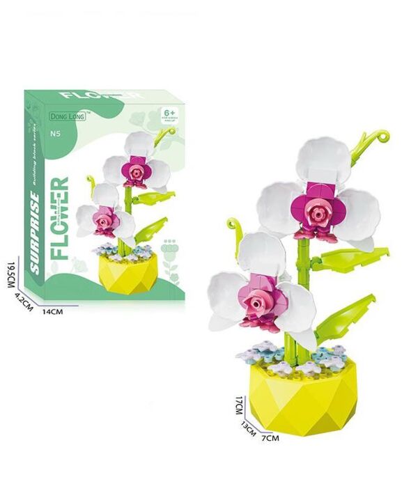 Конструктор Квітка у горщику 7 х 13 х 17 см в коробці 4,2 х 14 х 19,5 см  6630-N5 Ціна (цена) 95.70грн. | придбати  купити (купить) Конструктор Квітка у горщику 7 х 13 х 17 см в коробці 4,2 х 14 х 19,5 см  6630-N5 доставка по Украине, купить книгу, детские игрушки, компакт диски 0