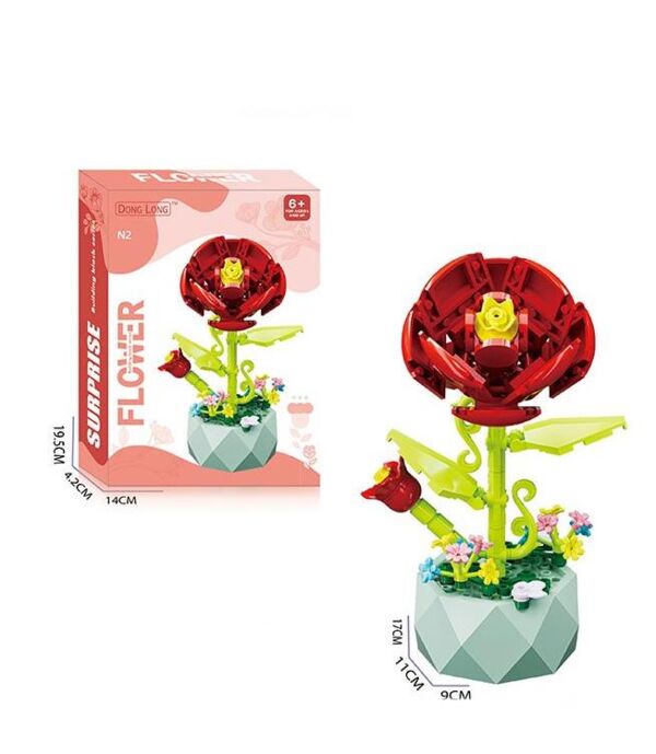 Конструктор Квітка у горщику 9 х 11 х 17 см в коробці 4,2 х 14 х 19,5 см 6630-N2 Ціна (цена) 95.70грн. | придбати  купити (купить) Конструктор Квітка у горщику 9 х 11 х 17 см в коробці 4,2 х 14 х 19,5 см 6630-N2 доставка по Украине, купить книгу, детские игрушки, компакт диски 0
