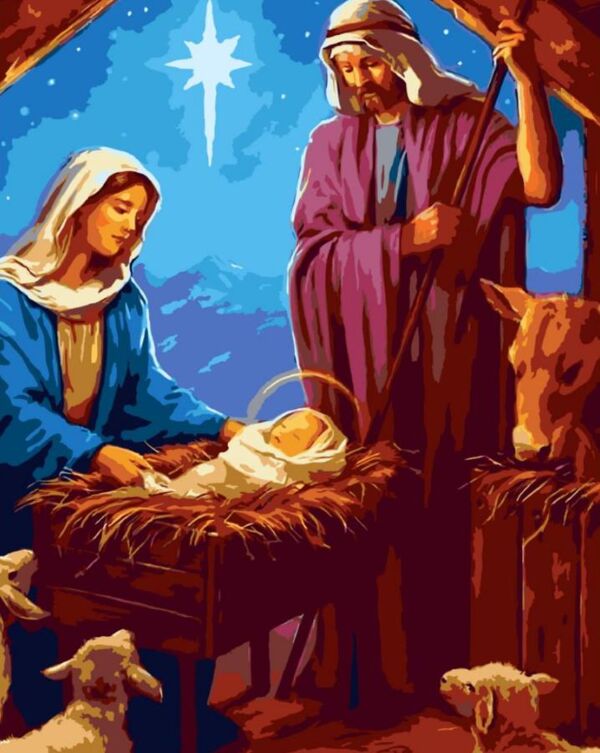 Розпис по номерах 40х50 VG012 Свята ніч Strateg Ціна (цена) 192.32грн. | придбати  купити (купить) Розпис по номерах 40х50 VG012 Свята ніч Strateg доставка по Украине, купить книгу, детские игрушки, компакт диски 0