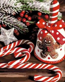 Розпис по номерах 40х50 VG015 Різдвяний дзвіночок "Strateg"