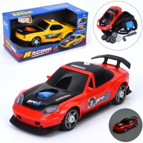 Конструктор на шурупах машина 21 см звук світло ключ 8810-1-3