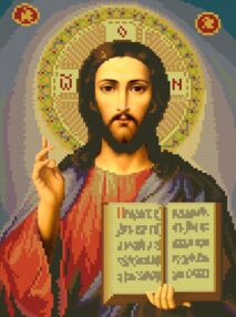 Алмазна мозаїка б/підрамн 30х40 ZAV3040-4 Благословіння "Strateg"