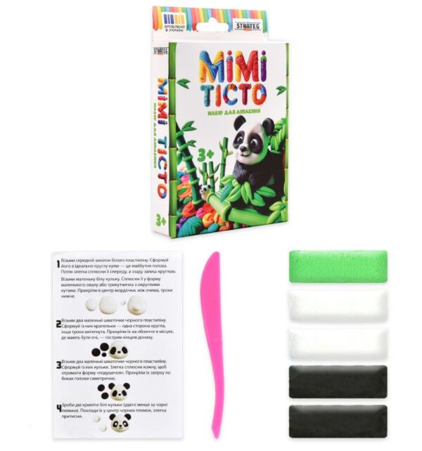 Набір для ліплення МІМІ ТІСТО Панда 31055 Ціна (цена) 32.34грн. | придбати  купити (купить) Набір для ліплення МІМІ ТІСТО Панда 31055 доставка по Украине, купить книгу, детские игрушки, компакт диски 1