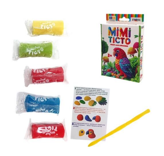 Набір для ліплення МІМІ ТІСТО Папуга 31056 Ціна (цена) 32.34грн. | придбати  купити (купить) Набір для ліплення МІМІ ТІСТО Папуга 31056 доставка по Украине, купить книгу, детские игрушки, компакт диски 0