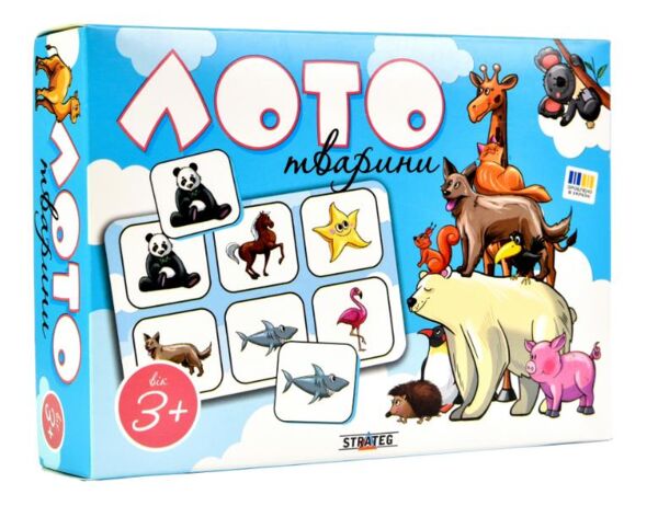 Лото Тварини 30579 Ціна (цена) 63.52грн. | придбати  купити (купить) Лото Тварини 30579 доставка по Украине, купить книгу, детские игрушки, компакт диски 0