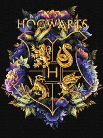 Розпис по номерах 30х40 КН05209 WB "Harr Potter: Герб Гогвортсу з фарбами металік" "Ідейка"