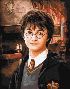 Розпис по номерах 40х50 КНО8708 Harry Potter Вітальня Гріфіндору "Ідейка"