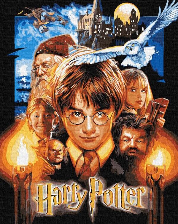 Розпис по номерах 40х50 КНО8716 Harry Potter Постер з фарбами металік Ідейка Ціна (цена) 244.10грн. | придбати  купити (купить) Розпис по номерах 40х50 КНО8716 Harry Potter Постер з фарбами металік Ідейка доставка по Украине, купить книгу, детские игрушки, компакт диски 0