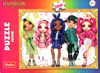 Пазли 100 елементів Rainbow High Shine LP100-001