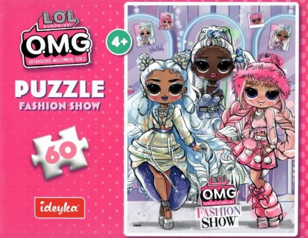Пазли 60 елементів LOL Surprise OMG Fashion Show  LP60-004 Ціна (цена) 109.80грн. | придбати  купити (купить) Пазли 60 елементів LOL Surprise OMG Fashion Show  LP60-004 доставка по Украине, купить книгу, детские игрушки, компакт диски 0