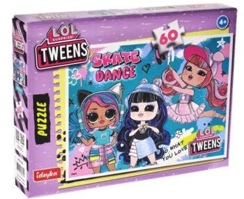 Пазли 60 елементів LOL Surprise Tweens Skate Dance LP60-005