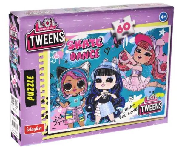 Пазли 60 елементів LOL Surprise Tweens Skate Dance LP60-005 Ціна (цена) 109.80грн. | придбати  купити (купить) Пазли 60 елементів LOL Surprise Tweens Skate Dance LP60-005 доставка по Украине, купить книгу, детские игрушки, компакт диски 0