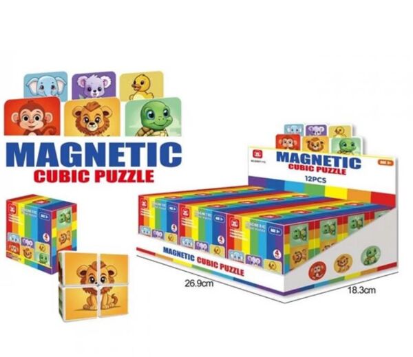 Гра кубики пазли 12 штук магнітні пазли тварини XS977-172 Ціна (цена) 156.86грн. | придбати  купити (купить) Гра кубики пазли 12 штук магнітні пазли тварини XS977-172 доставка по Украине, купить книгу, детские игрушки, компакт диски 1