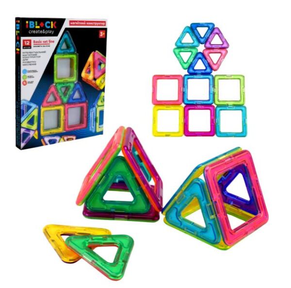 Конструктор магнітний 12 деталей IBLOCK PL-925-03 Ціна (цена) 218.87грн. | придбати  купити (купить) Конструктор магнітний 12 деталей IBLOCK PL-925-03 доставка по Украине, купить книгу, детские игрушки, компакт диски 0