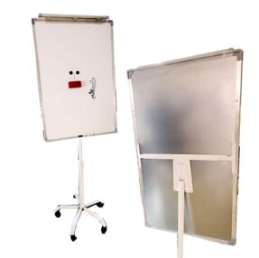 Дошка магнітна сухостираюча 70 х 100 см на підставці з колесами 1-11