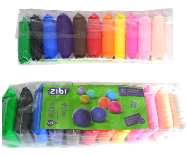 Супер легкий пластилін 12 кольори ZB.6296 Zibi Kids Line Ціна (цена) 28.20грн. | придбати  купити (купить) Супер легкий пластилін 12 кольори ZB.6296 Zibi Kids Line доставка по Украине, купить книгу, детские игрушки, компакт диски 0