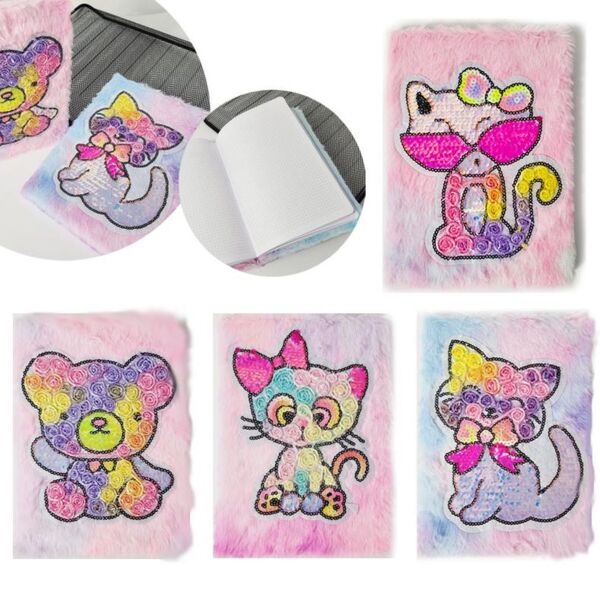 Блокнот А5 80 аркушів у клітинку хутряний + паєтки в асортименті 21-2 Ціна (цена) 115.20грн. | придбати  купити (купить) Блокнот А5 80 аркушів у клітинку хутряний + паєтки в асортименті 21-2 доставка по Украине, купить книгу, детские игрушки, компакт диски 0