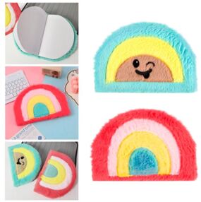 Блокнот А5 80аркушів у клітинку хутряний у формі півкола, в асортименті 21-9