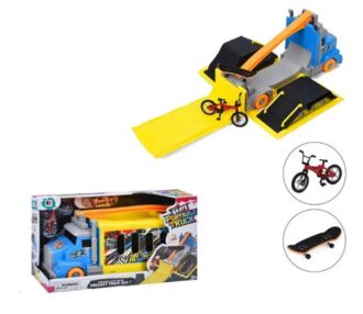 Гра трейлер трек 34 см фінгерборд 10 см мінівелосипед 11 см 1810D