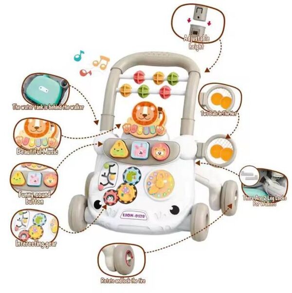 Каталка ходунки ігрова панель 368-28 Ціна (цена) 642.50грн. | придбати  купити (купить) Каталка ходунки ігрова панель 368-28 доставка по Украине, купить книгу, детские игрушки, компакт диски 1