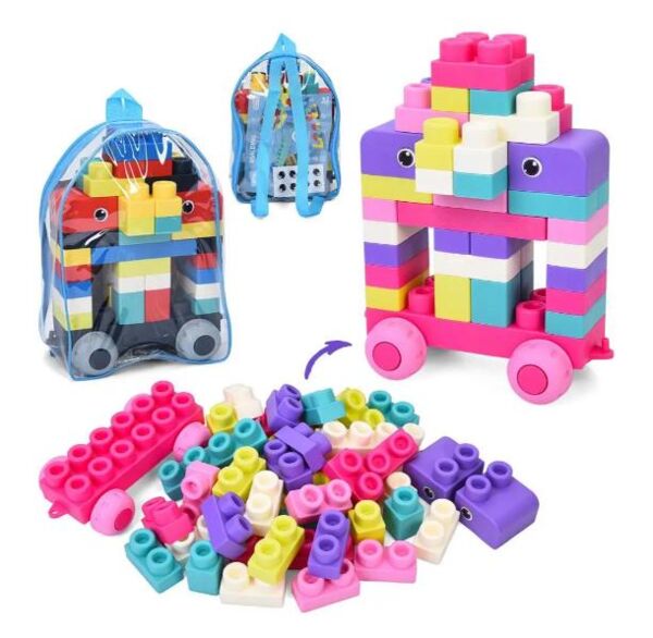 Конструктор м'який платформа з колесами 2 кольори XM3021-21-A45 Ціна (цена) 364.80грн. | придбати  купити (купить) Конструктор м'який платформа з колесами 2 кольори XM3021-21-A45 доставка по Украине, купить книгу, детские игрушки, компакт диски 0