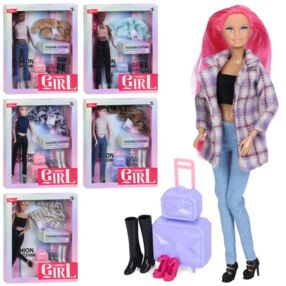 Лялька 29 см з вбранням взуття валіза 6 видів FD0509-10-11