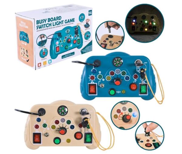 Бізіборд 16 см тумблери кнопки ключ рухливі деталі 2 кольори ME-156 Ціна (цена) 310.73грн. | придбати  купити (купить) Бізіборд 16 см тумблери кнопки ключ рухливі деталі 2 кольори ME-156 доставка по Украине, купить книгу, детские игрушки, компакт диски 0