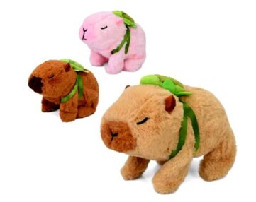 Інтерактивна іграшка Капібара стрибає звук рухає носом 3 мікс 15х14х10см YG0340