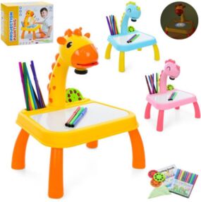 Проектор слайди фломастери 12 штук музика 3 види YM2021-6-7-7A