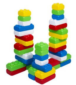 Набір Mega Brik Bamsic №4 4 кнопки 10 штук 8 кнопок 30 штук 115/27