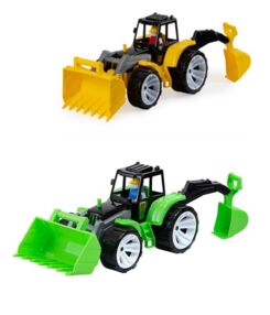 Трактор 2 ківша чорна кабіна 007/17