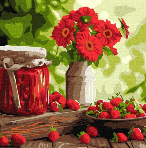 Розпис по номерах Полуничне варення 40х40 KHO5726 Ціна (цена) 202.00грн. | придбати  купити (купить) Розпис по номерах Полуничне варення 40х40 KHO5726 доставка по Украине, купить книгу, детские игрушки, компакт диски 0