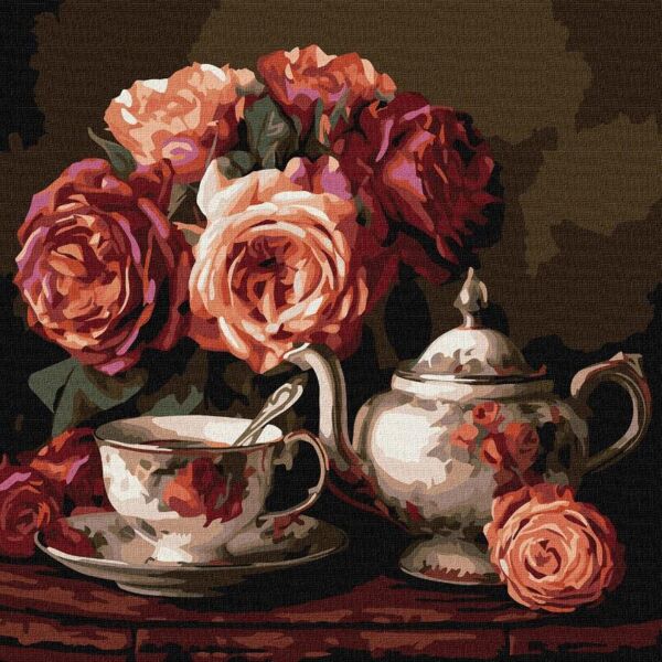 Розпис по номерах Троянди в темряві 40х40 KHO3331 Ціна (цена) 202.00грн. | придбати  купити (купить) Розпис по номерах Троянди в темряві 40х40 KHO3331 доставка по Украине, купить книгу, детские игрушки, компакт диски 0