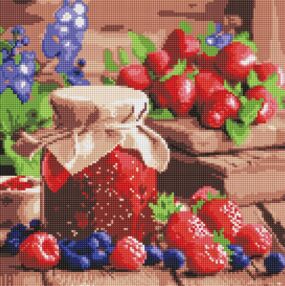 Алмазна мозаїка Малинове варення 40х40 AMO8082