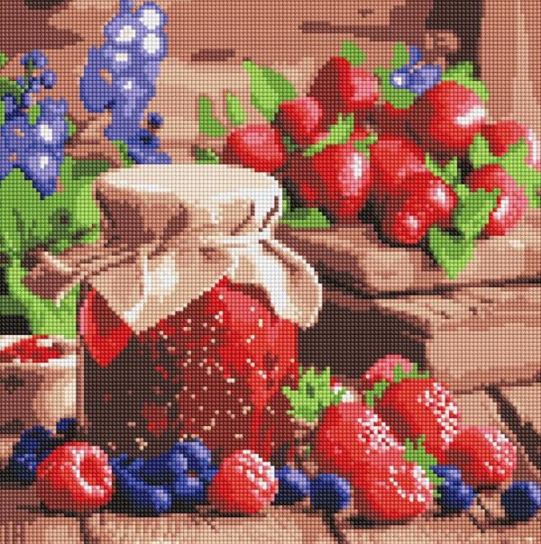 Алмазна мозаїка Малинове варення 40х40 AMO8082 Ціна (цена) 280.30грн. | придбати  купити (купить) Алмазна мозаїка Малинове варення 40х40 AMO8082 доставка по Украине, купить книгу, детские игрушки, компакт диски 0