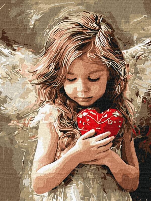 Розпис по номерах Ангел любові 30х40 KHO8706 Ціна (цена) 187.00грн. | придбати  купити (купить) Розпис по номерах Ангел любові 30х40 KHO8706 доставка по Украине, купить книгу, детские игрушки, компакт диски 0