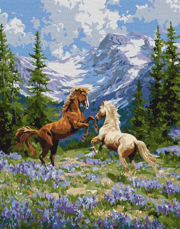 Розпис по номерах Вільна пара у лісі 40х50 KHO6866 Ціна (цена) 219.00грн. | придбати  купити (купить) Розпис по номерах Вільна пара у лісі 40х50 KHO6866 доставка по Украине, купить книгу, детские игрушки, компакт диски 0